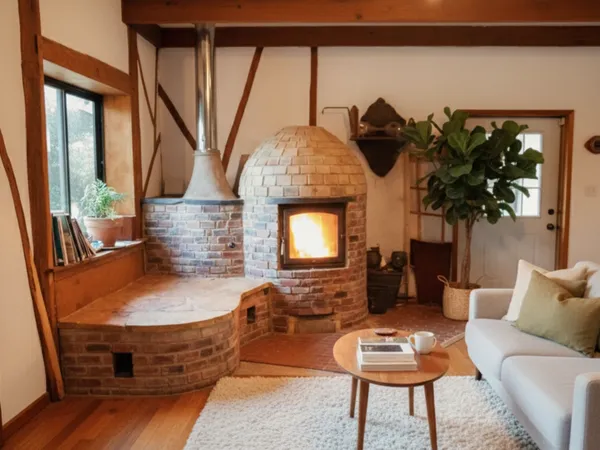 Réalisation de poêle de masse 13