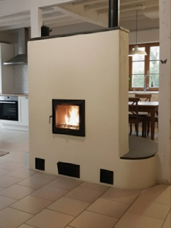 Réalisation de poêle de masse 17