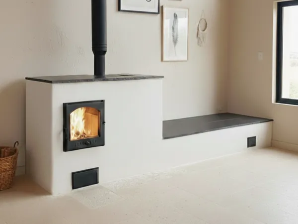 Réalisation de poêle de masse 18