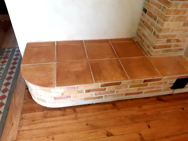 Réalisation de poêle de masse 19