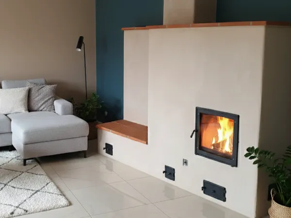 Réalisation de poêle de masse 21